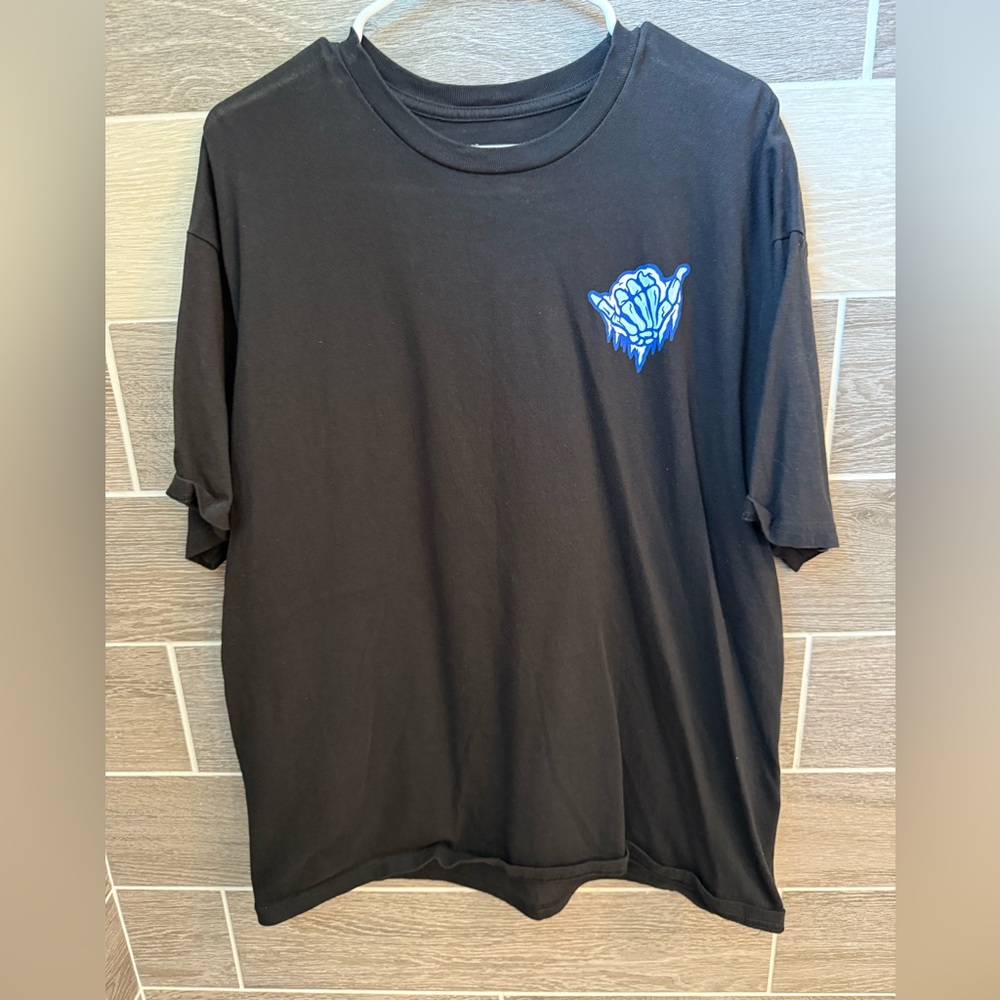 Men’s Black Shreddy Iced Shirt XL NWOT